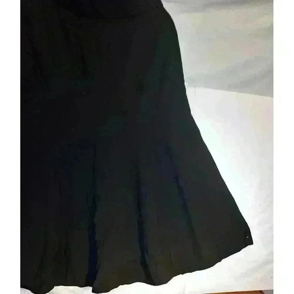 Escada Skirt Black  Crepe Pleat  Size 44 / XL  (063) - Picture 5 of 12